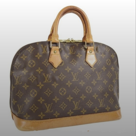 Authentic Beautiful EUC Louis Vuitton Alma Brown Monogram Bag WITH Dust Bag - Picture 7 of 12